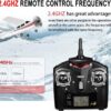 GoolRC WLtoys F949S Airplane, 2.4Ghz 3CH Plane with Gyroscope, EPP Remote Control Easy Fly Aircraft 3 Batteries for Beginners Kids and Adults - Image 7
