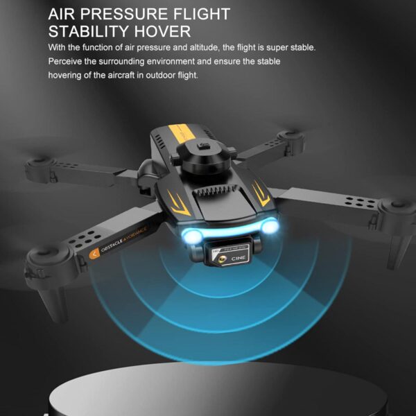 GoolRC XT2 Drone with Camera for Adults, 4K HD FPV Mini Kids Optical Flow Positioning, Qudcopter Obstacle Avoidance, 3D Flips, Altitude Hold, Headless Mode, 2 Batteries (Black) - Image 7