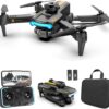 GoolRC XT2 Drone with Camera for Adults, 4K HD FPV Mini Kids Optical Flow Positioning, Qudcopter Obstacle Avoidance, 3D Flips, Altitude Hold, Headless Mode, 2 Batteries (Black)