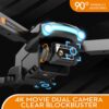 GoolRC XT2 Drone with Camera for Adults, 4K HD FPV Mini Kids Optical Flow Positioning, Qudcopter Obstacle Avoidance, 3D Flips, Altitude Hold, Headless Mode, 2 Batteries (Black) - Image 4