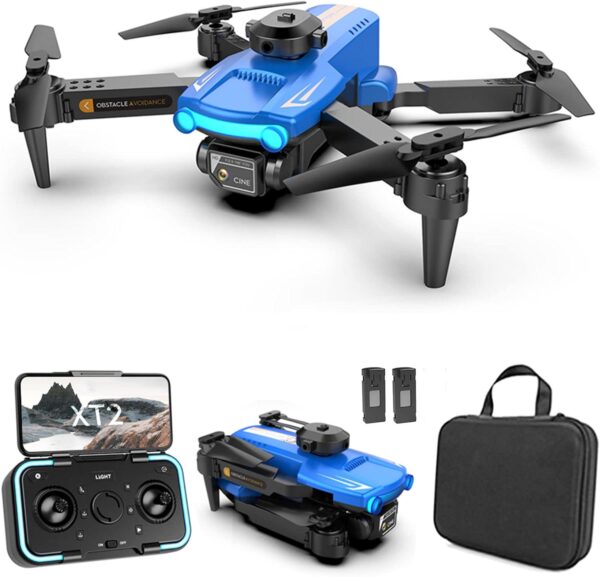 GoolRC XT2 Drone: 4K HD FPV Camera, Mini Quadcopter, Optical Flow Positioning, 2 Batteries