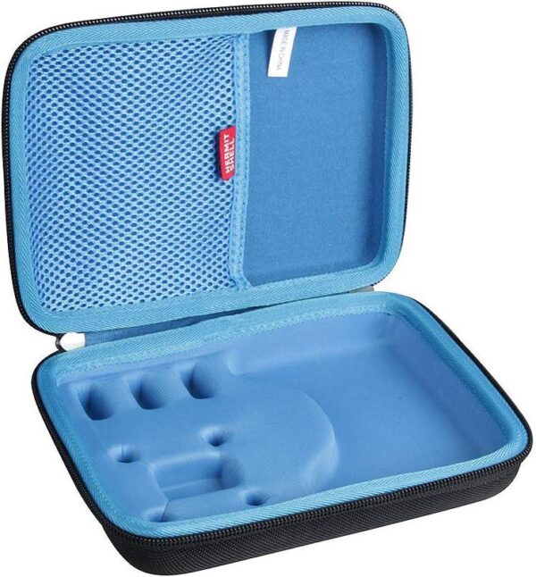 Hermitshell Hard Travel Case for Holy Stone HS210 Mini Drone RC Quadcopter (Black+Blue) - Image 3