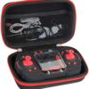 Hermitshell Travel Case for Holy Stone HS190 / DROCON Foldable Mini Nano RC Drone (Black + Red Zipper)