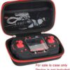 Hermitshell Travel Case for Holy Stone HS190 / DROCON Foldable Mini Nano RC Drone (Black + Red Zipper) - Image 2