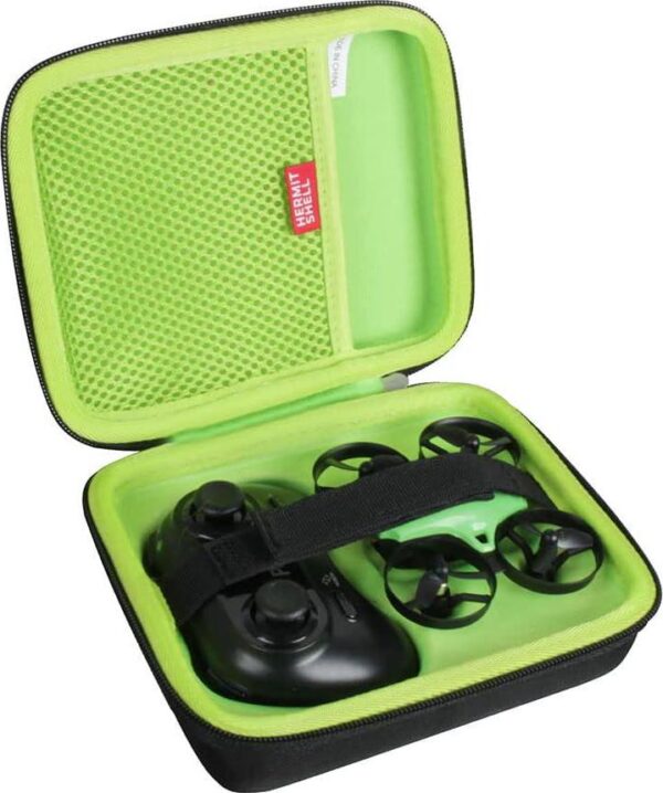 Hermitshell Travel Case for Potensic A20 Mini Drone (Black+Green)