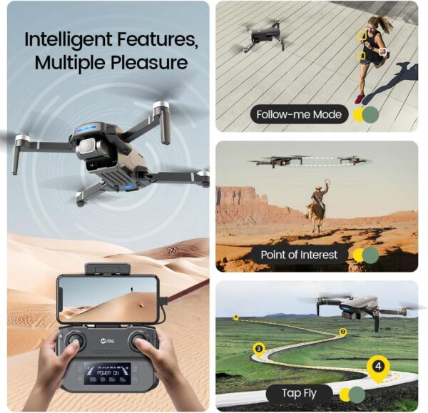 Holy Stone 249g GPS Drone: 4K Camera for Adults, RC FPV Foldable Quadcopter, 3 Batteries - Image 7
