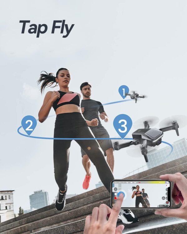 Holy Stone HS430: 1080P HD Camera Drone, WiFi FPV Live Video, Circle Fly, Throw & Go, Toys for Adults Beginners - Image 5