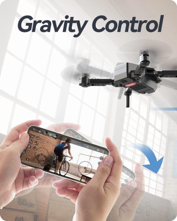 Holy Stone HS430: 1080P HD Camera Drone, WiFi FPV Live Video, Circle Fly, Throw & Go, Toys for Adults Beginners - Image 7