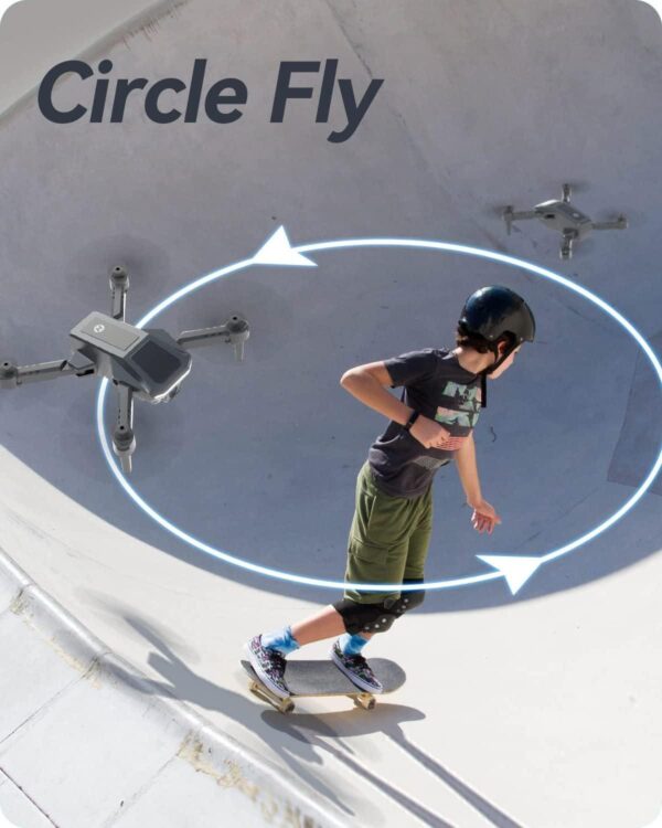 Holy Stone HS430: 1080P HD Camera Drone, WiFi FPV Live Video, Circle Fly, Throw & Go, Toys for Adults Beginners - Image 8