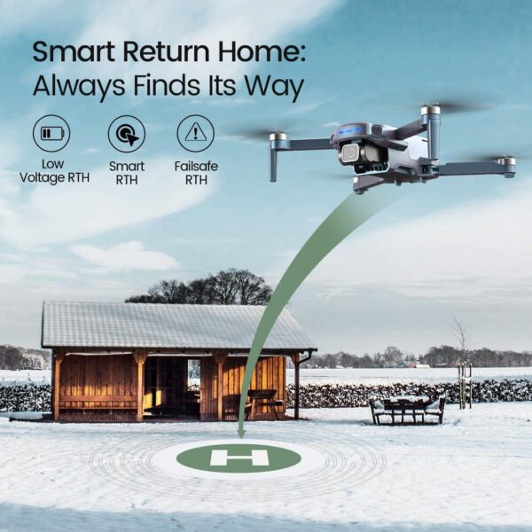 Holy Stone FAA Compliant GPS Drones: 4K Camera Quadcopter for Adults, 249g, No Remote ID, Smart Return - Image 6