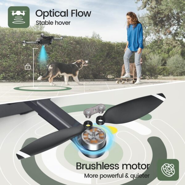 Holy Stone HS175D: GPS Drone with 4K Camera for Adults, Auto Return, Follow Me, Brushless Motor - Image 7