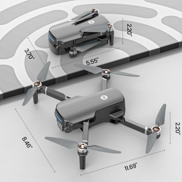 Holy Stone HS360S: GPS Drone with 4K UHD Camera for Beginner Adults, Foldable FPV RC Quadcopter - Image 9