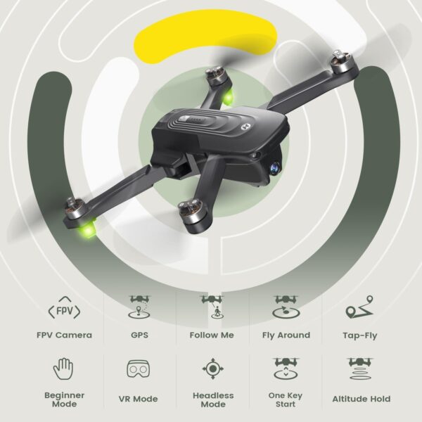 Holy Stone HS175D: GPS Drone with 4K Camera for Adults, Auto Return, Follow Me, Brushless Motor - Image 5