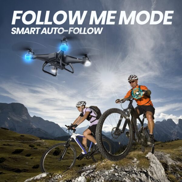 Holy Stone HS110G: GPS Drone with 1080P HD Camera, FPV Live Video, Altitude Hold, Follow Me - Image 5
