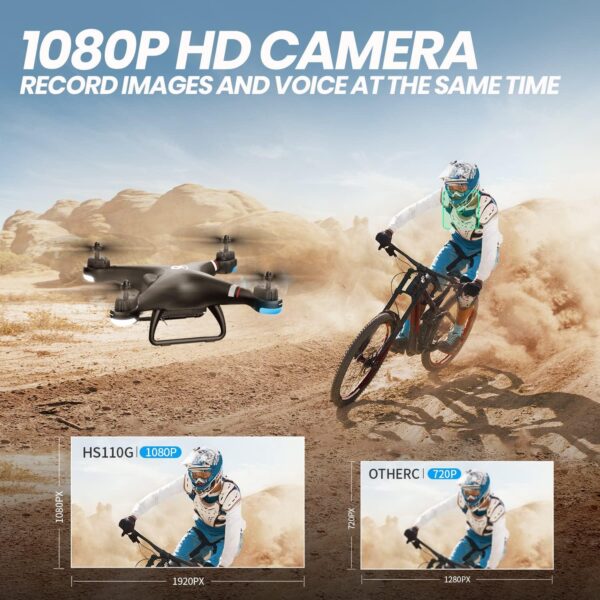 Holy Stone HS110G: GPS Drone with 1080P HD Camera, FPV Live Video, Altitude Hold, Follow Me - Image 8