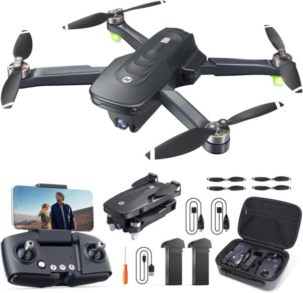 Holy Stone HS175D: GPS Drone with 4K Camera for Adults, Auto Return, Follow Me, Brushless Motor