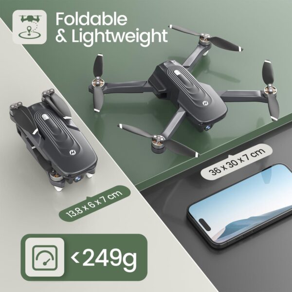 Holy Stone HS175D: GPS Drone with 4K Camera for Adults, Auto Return, Follow Me, Brushless Motor - Image 8