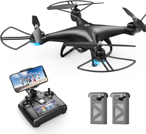 Holy Stone HS110D: FPV RC Drone with 1080P HD Camera, WiFi, Gravity Sensor, 2 Batteries