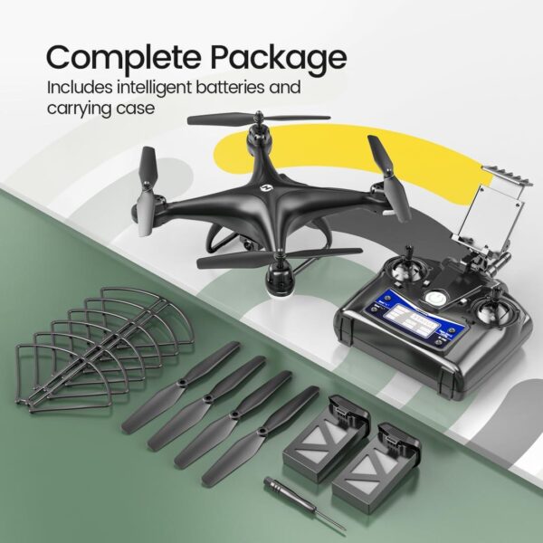 Holy Stone HS110D: FPV RC Drone with 1080P HD Camera, WiFi, Gravity Sensor, 2 Batteries - Image 9