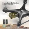Holy Stone HS110D: FPV RC Drone with 1080P HD Camera, WiFi, Gravity Sensor, 2 Batteries - Image 8