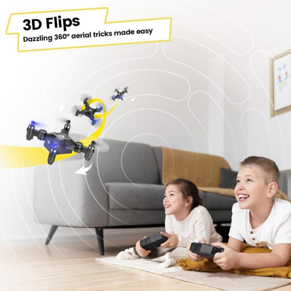 Holy Stone HS190: Mini Drone for Kids with One-Key Takeoff/Landing, 3D Flips, Auto Hovering - Image 3