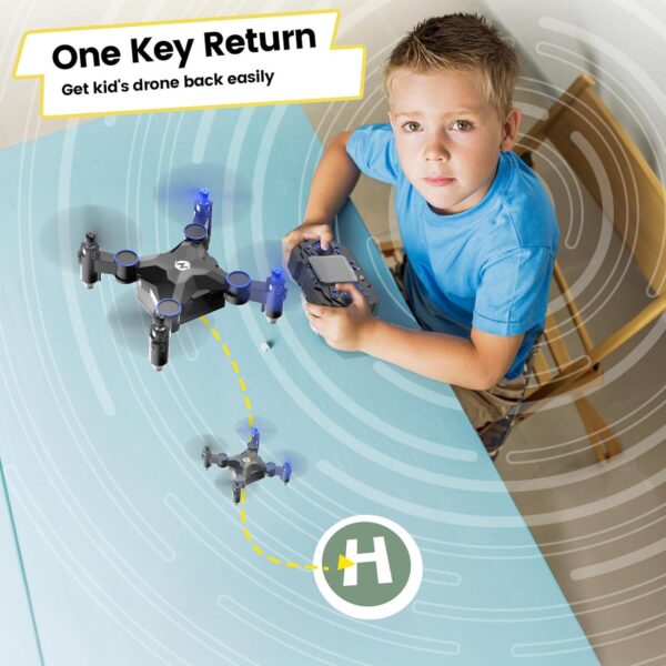 Holy Stone HS190: Mini Drone for Kids with One-Key Takeoff/Landing, 3D Flips, Auto Hovering - Image 8