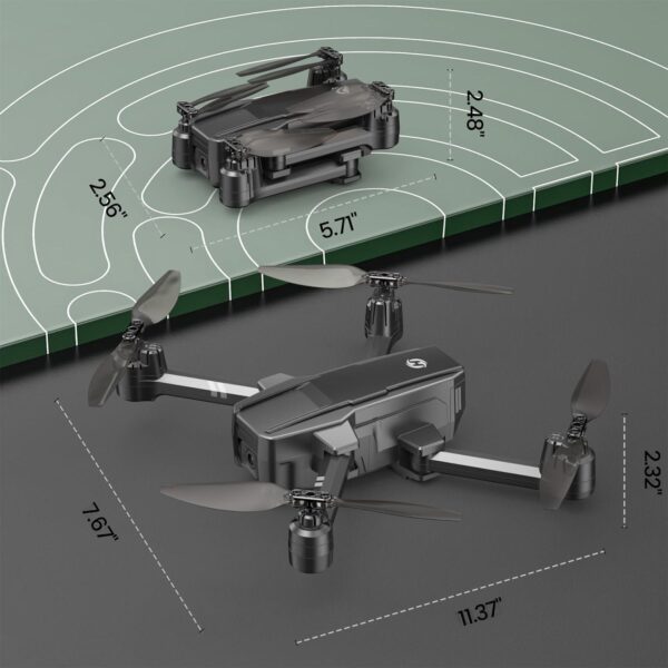 Holy Stone HS440: Foldable FPV Drone with 1080P WiFi Camera for Adult Beginners and Kids, Voice Gesture Control - Image 8