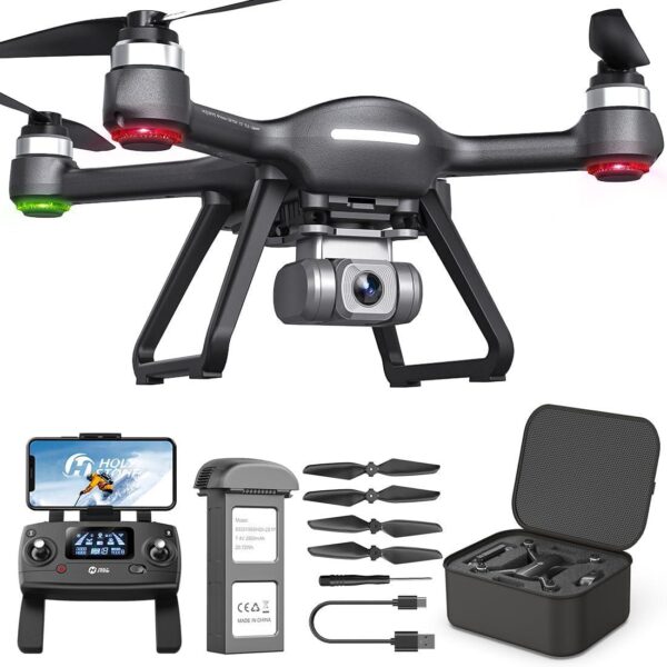 Holy Stone HS700E: FAA Certified Drone with 4K EIS Camera for Adults, GPS RC Quadcopter, FPV 5G WiFi