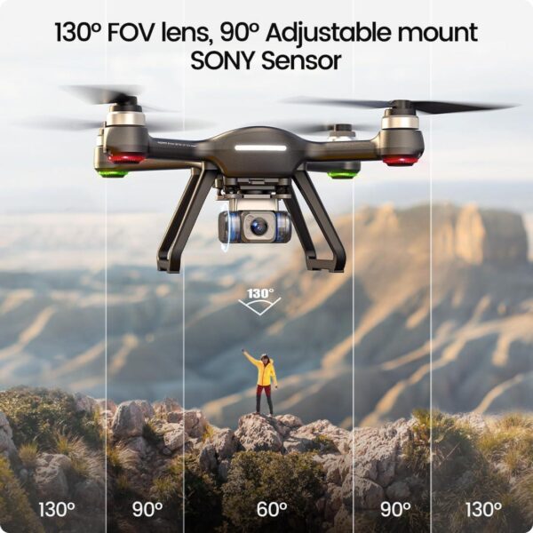Holy Stone HS700E: FAA Certified Drone with 4K EIS Camera for Adults, GPS RC Quadcopter, FPV 5G WiFi - Image 3