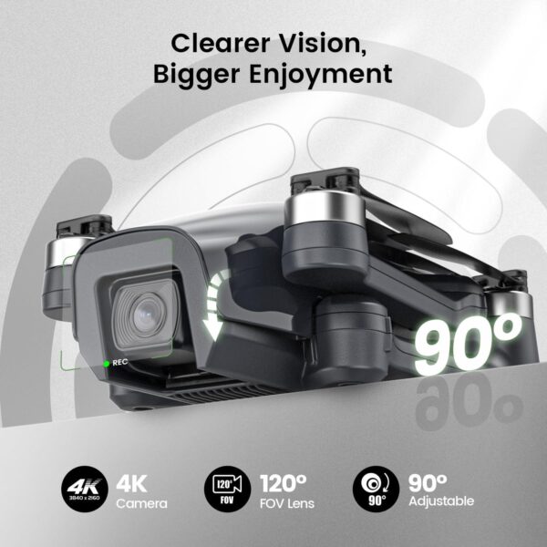 Holy Stone HS710: 4K Camera Drone for Adults, GPS FPV Foldable Quadcopter, Beginners - Image 3
