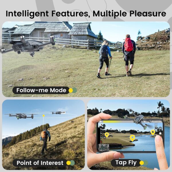 Holy Stone HS710: 4K Camera Drone for Adults, GPS FPV Foldable Quadcopter, Beginners - Image 5