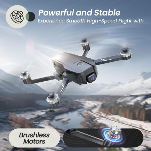 Holy Stone HS720E: 4K Camera Drone for Adults, 2 Batteries, 46 Min Flight, GPS Beginner - Image 2