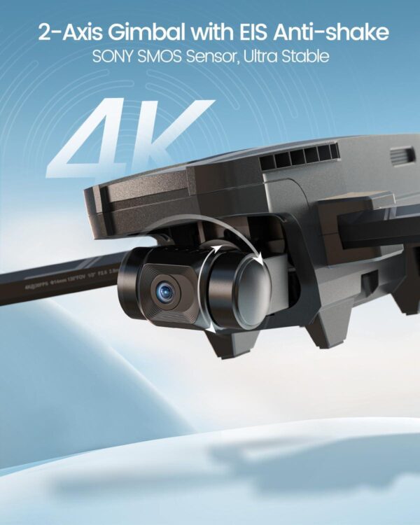 Holy Stone HS720G: 4K Camera Drone for Adults, FAA Compliant, 2-Axis Gimbal, Built-in Remote ID - Image 2