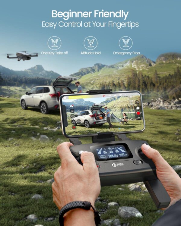Holy Stone HS720G: 4K Camera Drone for Adults, FAA Compliant, 2-Axis Gimbal, Built-in Remote ID - Image 4