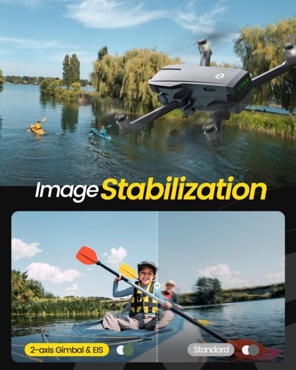 Holy Stone HS720G: 4K Camera Drone for Adults, FAA Compliant, 2-Axis Gimbal, Built-in Remote ID - Image 3