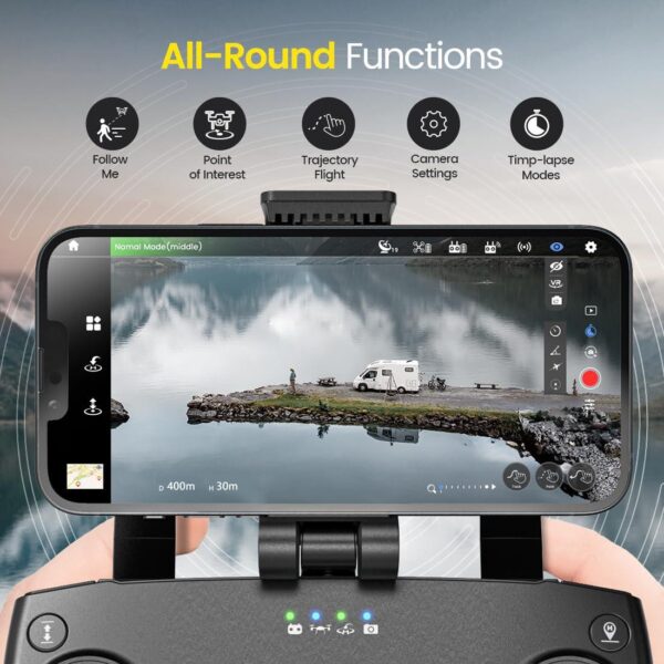 Holy Stone HS720R: 4K EIS Camera Drone for Adults, 3-Axis Gimbal, 10000 Feet Video Transmission - Image 6