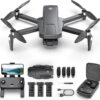 Holy Stone HS720R: 4K Camera Drone for Adults, 3 Batteries, GPS, EIS, 10000 Feet Transmission