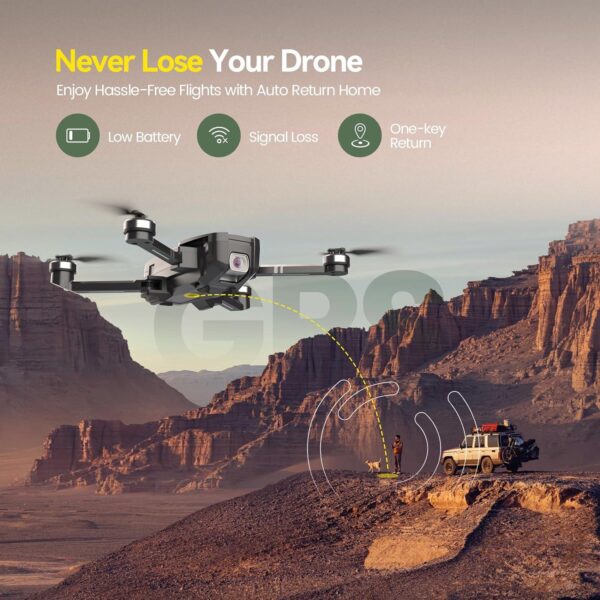 Holy Stone HS720: 4K UHD Camera Drone for Adults, FAA Remote ID Compliant, 52 Minutes Flight - Image 6