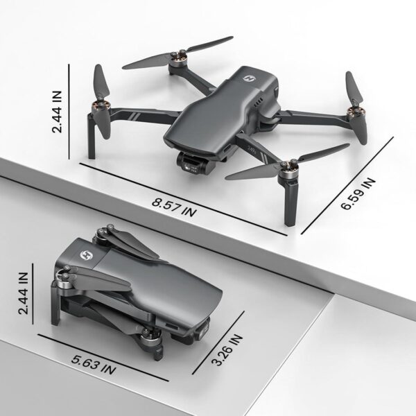 Holy Stone HS900: 4K Camera Drone for Adults, 249g Lightweight, GPS, 3-Axis Brushless Gimbal - Image 9