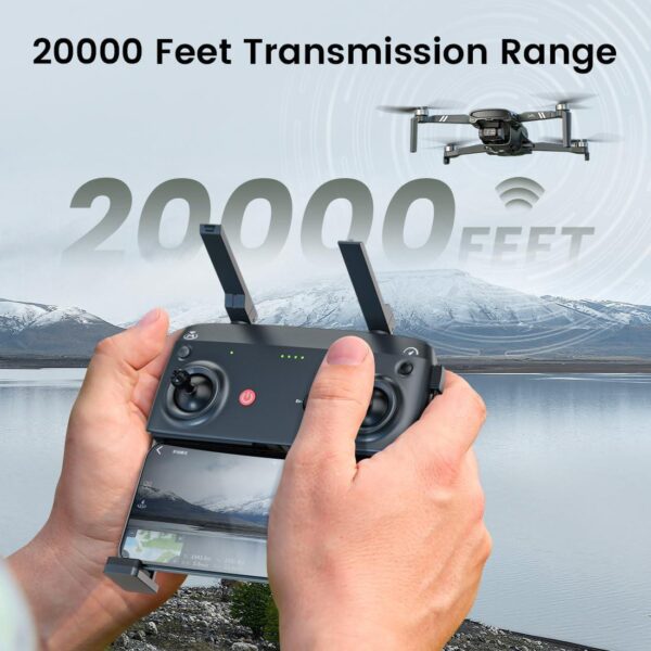 Holy Stone HS900: 4K Camera Drone for Adults, 249g Lightweight, GPS, 3-Axis Brushless Gimbal - Image 6