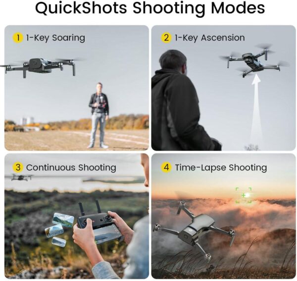 Holy Stone HS900: 4K Camera Drone for Adults, 249g Lightweight, GPS, 3-Axis Brushless Gimbal - Image 5