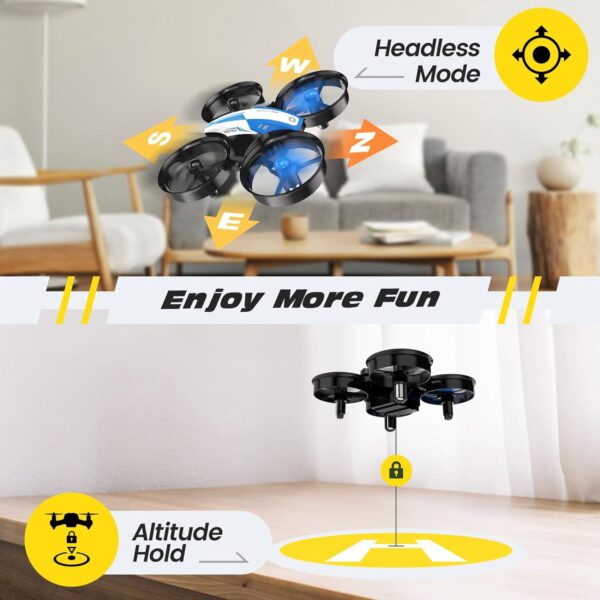 Holy Stone Mini Drone: Nano Quadcopter for Kids and Beginners, Auto Hovering, Headless Mode - Image 6