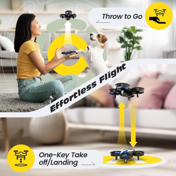 Holy Stone Mini Drone: Nano Quadcopter for Kids and Beginners, Auto Hovering, Headless Mode - Image 2
