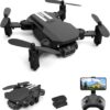 Mini Drone for Kids and Adults, GoolRC LS-MIN Quadcopter with 4K Camera, 360° Flip, Gesture Photo/Video, Track Flight, Altitude Hold, Headless Mode, Include 2 Batteries (Black)