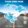 Colorful LED Mini Drone for Kids: Headless Mode, 360 Flips, Altitude Hold, Propeller Protection - Image 4