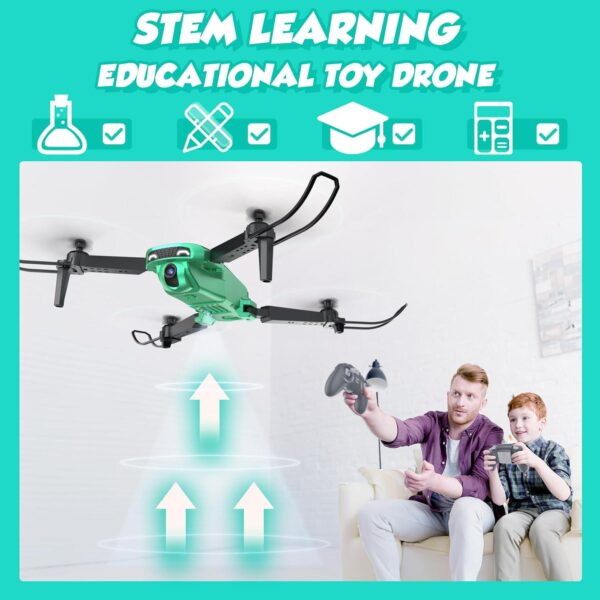 NEHEME NH525: Foldable Mini Drone with Camera for Kids - 1080P HD, Christmas & Birthday Gift - Image 6