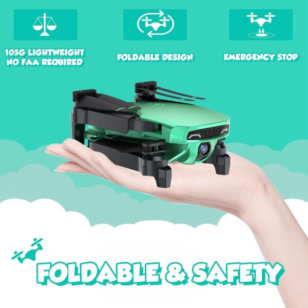 NEHEME NH525: Foldable Mini Drone with Camera for Kids - 1080P HD, Christmas & Birthday Gift - Image 8