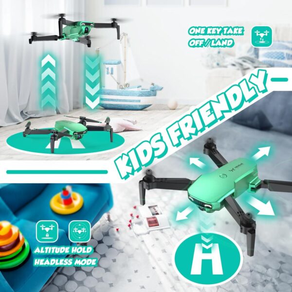 NEHEME NH525: Foldable Mini Drone with Camera for Kids - 1080P HD, Christmas & Birthday Gift - Image 2
