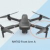 NEHEME NH760 Drone Replacement Front Arm with Motor for Propeller - Image 2