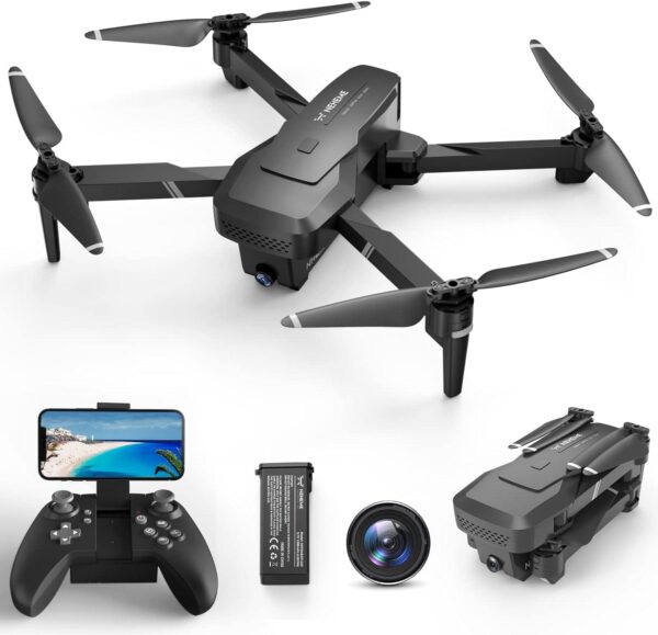 NEHEME NH760: 1080P HD Camera Drone for Adults & Beginners - Foldable, WiFi FPV, Altitude Hold